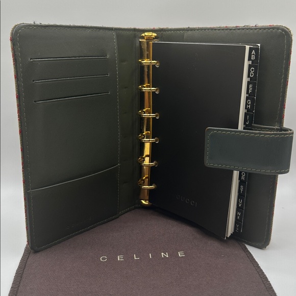 Celine Other - Celine monogram agenda PM with extra GUCCI address book refill